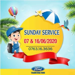 CHƯƠNG TRÌNH NGÀY CHỦ NHẬT DỊCH VỤ TẠI THANH HÓA FORD