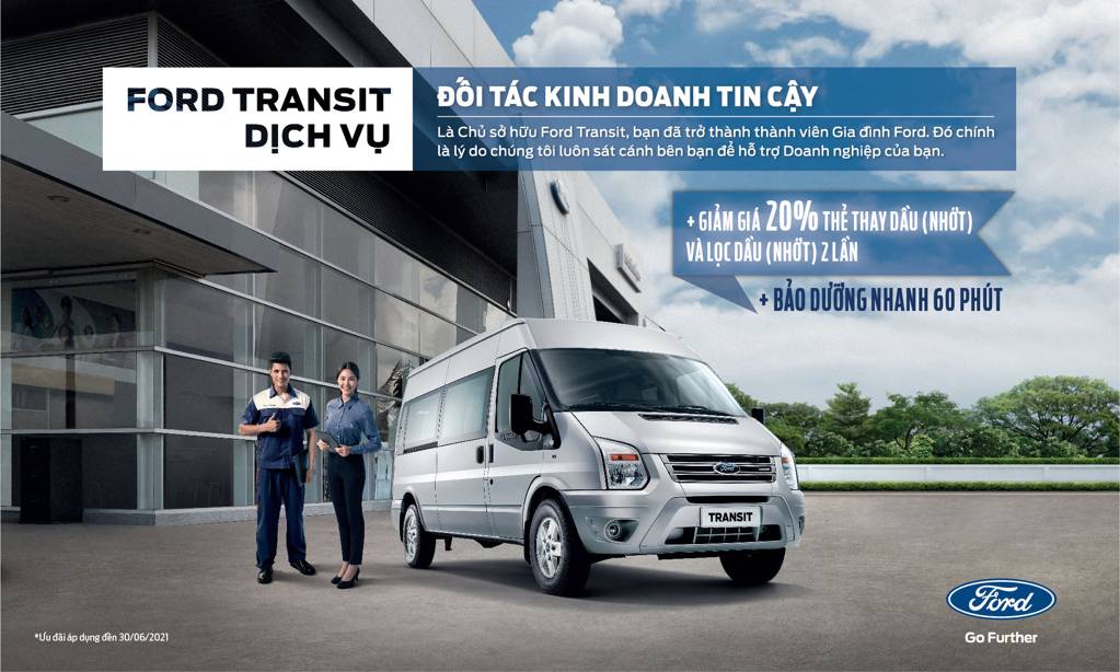  ✓Promoción de servicio: Oferta especial para autos Transit - Ford Thanh Hoa