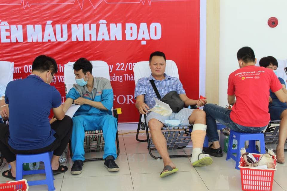 CBNV Thanh Hóa Ford trong ngày hội hiến máu nhân đạo