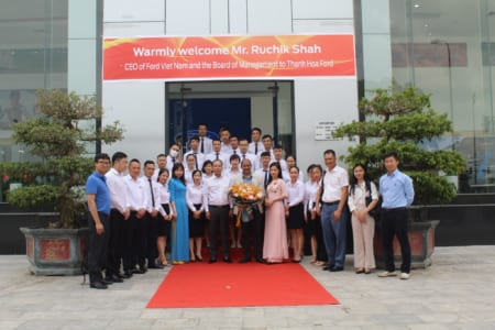 Chào mừng Tổng giám đốc Ford Việt Nam – Mr.Ruchik Shah và phái đoàn tới thăm Thanh Hóa Ford