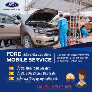 Chương trình Mobile Service tại thành phố Ninh Bình (Tháng 7)
