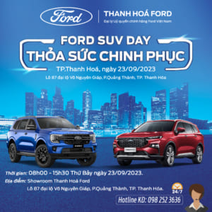❤️ LỜI CẢM ƠN – FORD SUV DAY tại Thanh Hóa Ford ngày 23/09 ❤️