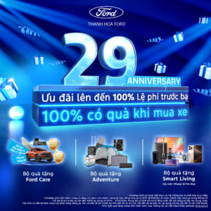 Chương trình “Mừng Ford 29 năm” từ ngày 05.10 tới hết ngày 19.10