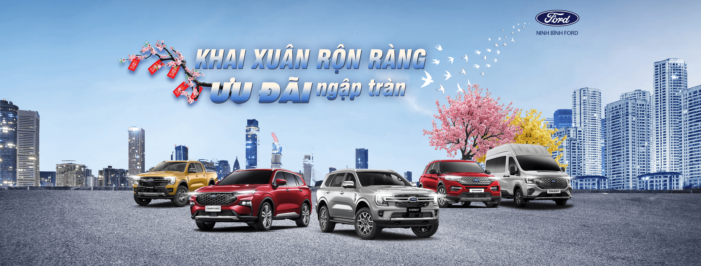 Chương trình ưu đãi Tháng 2 – Khai xuân rộn ràng, ưu đãi ngập tràn