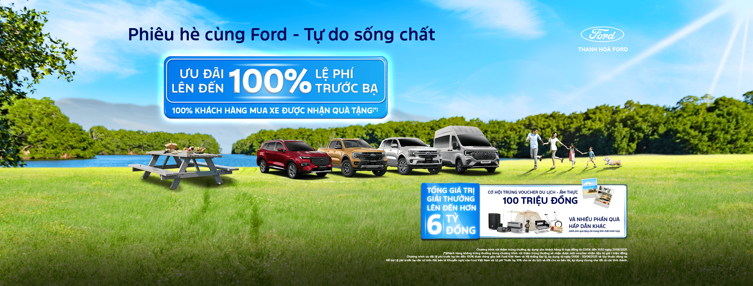 Phiêu hè cùng ford – Tự do sống chất